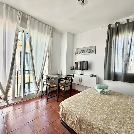 1b - Sea-view Studio, 40 M From La Carihuela - Ac Apartament